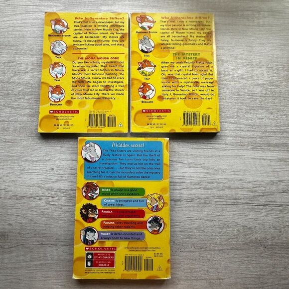 Scholastic book bundle of 3 Geronimo Stilton paperback books - Picture 4 of 7